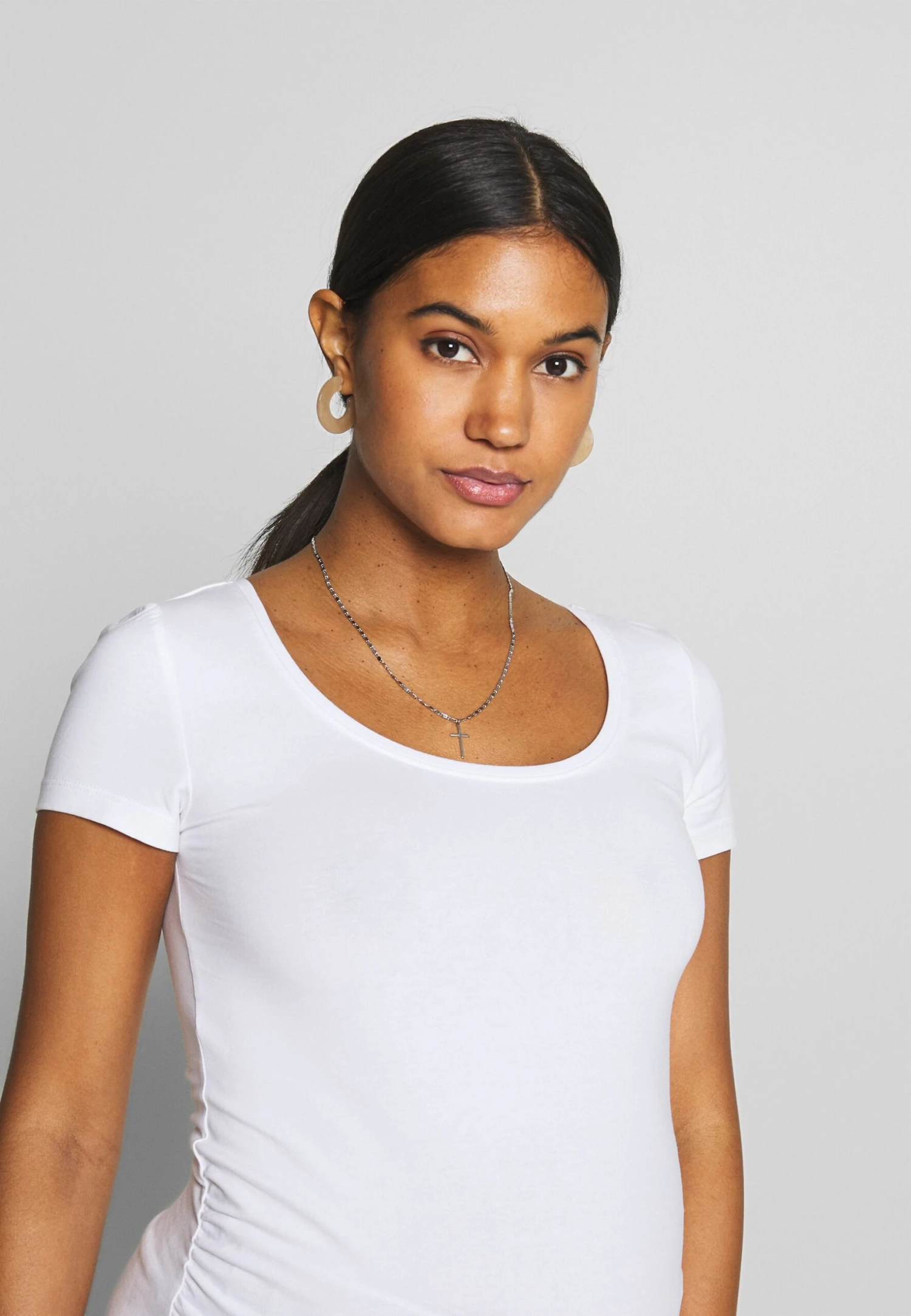 3Er Pack - T-Shirt Basic - White/Black/Dark Grey - Afbeelding 7