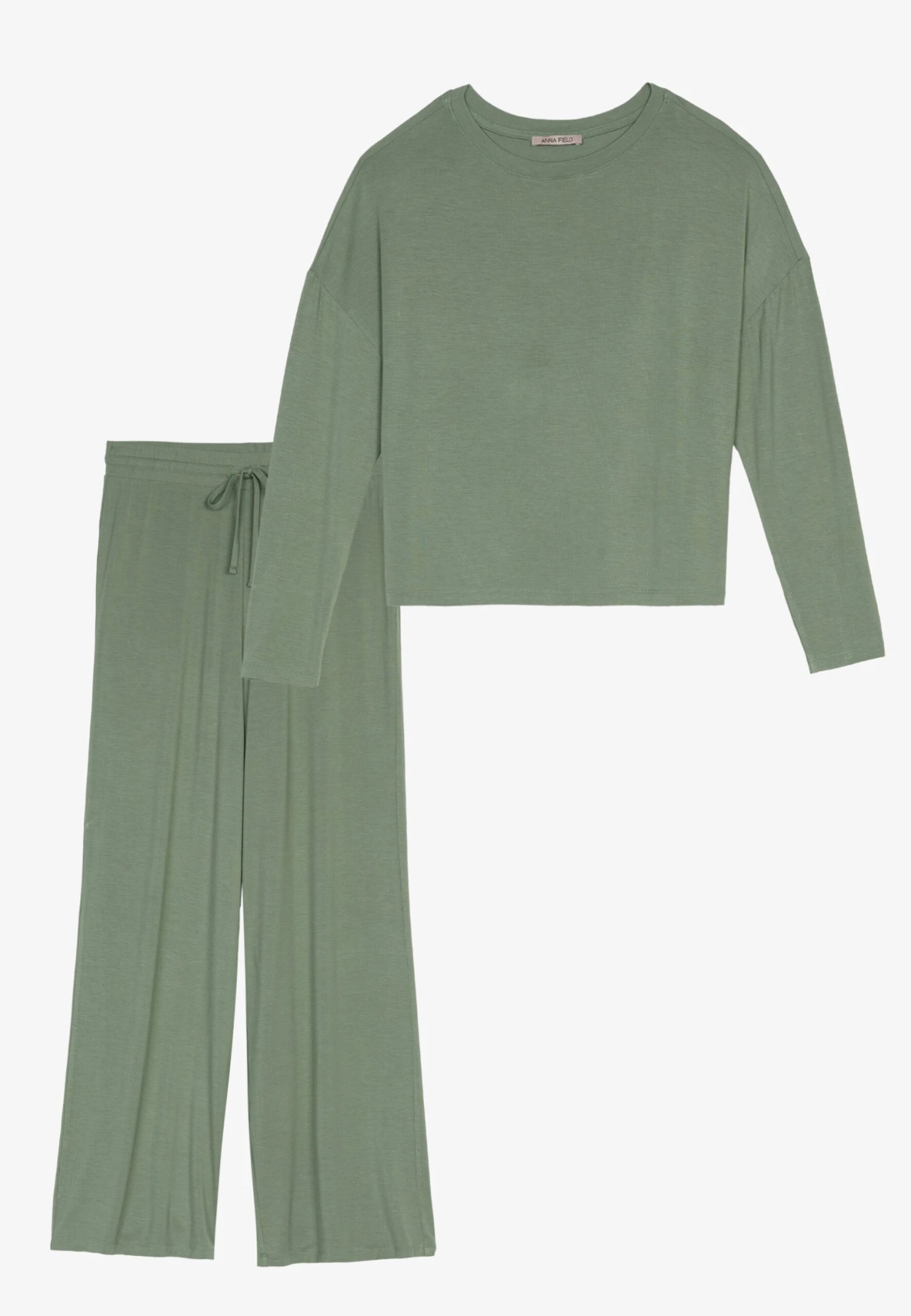 Anna Field Wide Leg - Pyjama - Khaki - Afbeelding 6