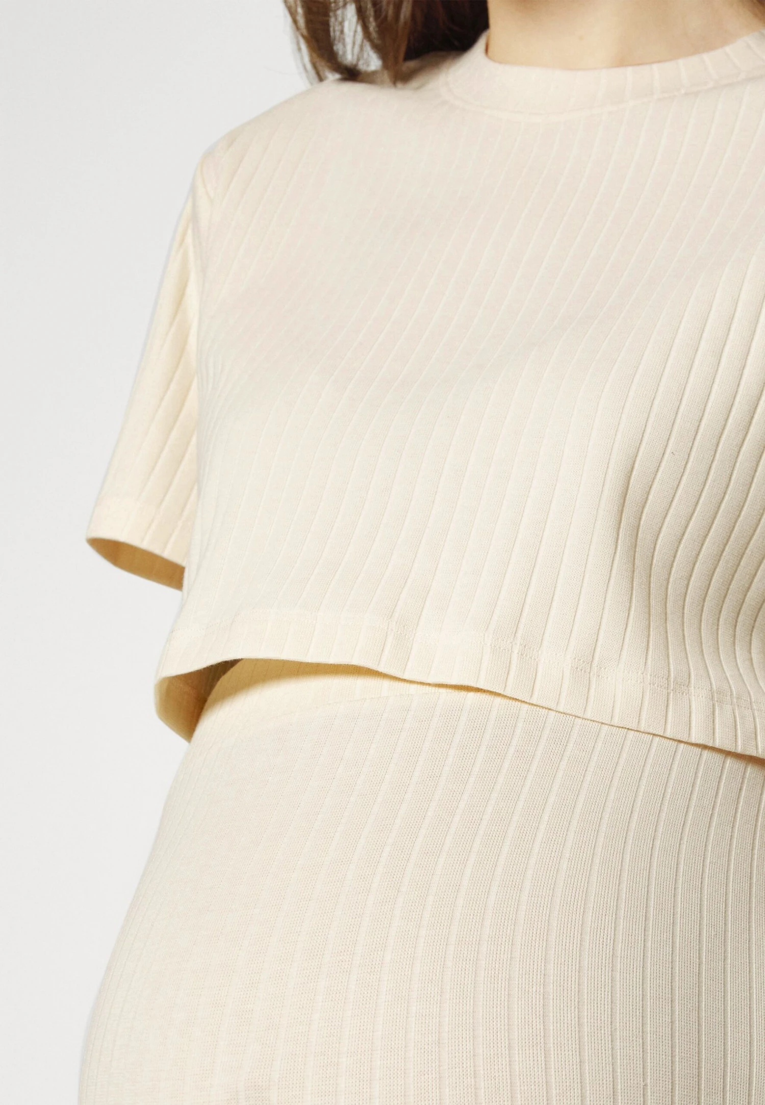 Top Skirt Set - Kokerrok - 003 - Off-White - Afbeelding 6