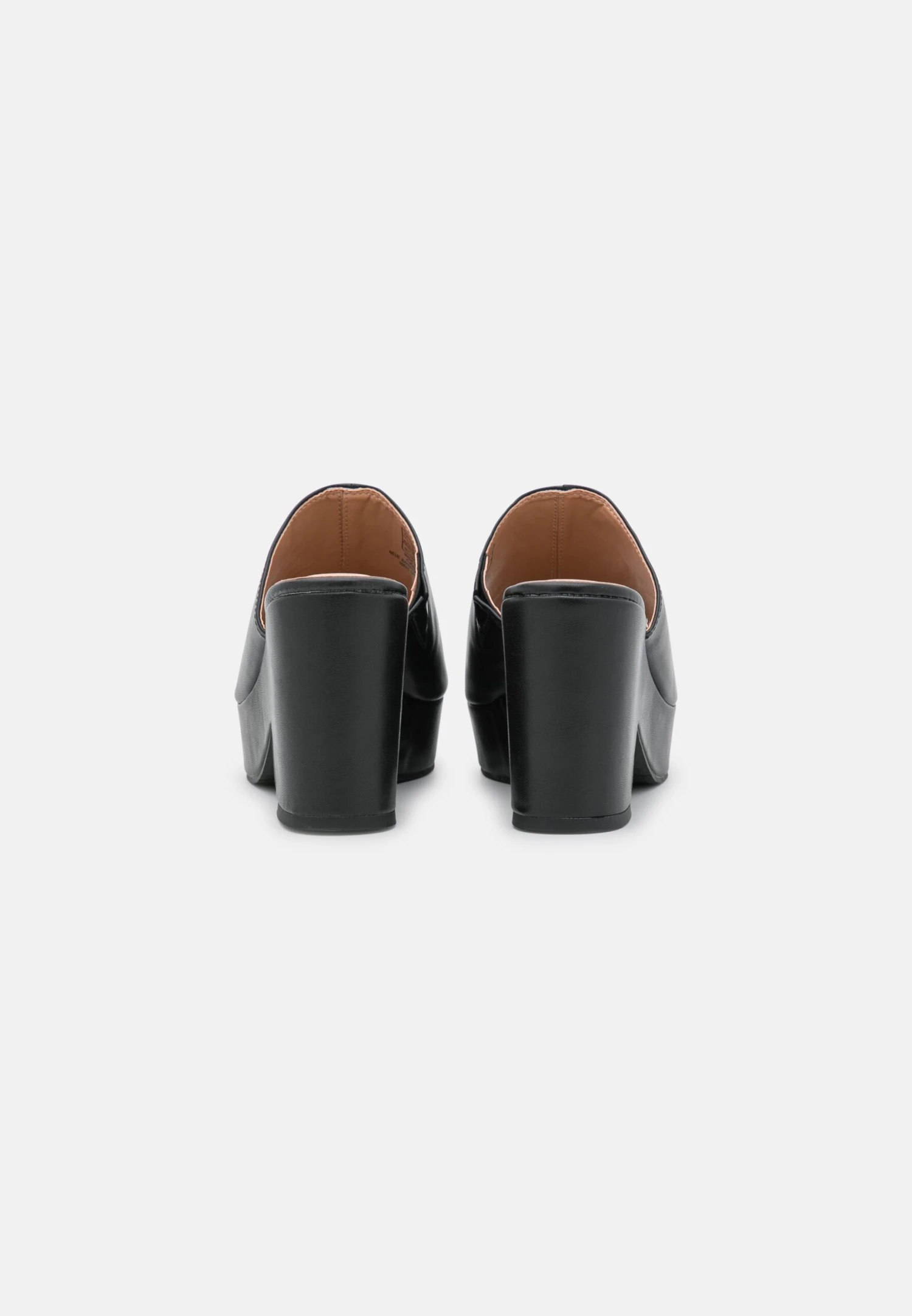 Wide Fit - Muiltjes Met Hak - Black - Afbeelding 4