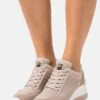 Anna Field Leather Mix - Sneakers Laag - Beige
